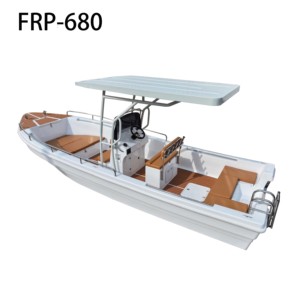 Yate Deportivo de Lujo de Alta Velocidad de Fibra de Vidrio de 22 Pies (6.8 m) con Certificación CE, 680 Sea Marine, Bote de Pesca para 14 Personas, Alto Rendimiento - Product Image 3
