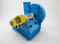 Ventilador Centrífugo Industrial de Extracción de Aire con Ventilación Forzada, Baja Fallosidad, Alta Eficiencia Operativa, Motor con Rodamientos, 1 Año de Garantía