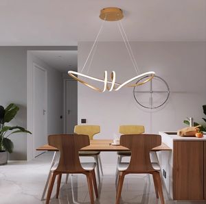 Bahe ไฟเพดาน LED สีดำแบบทันสมัย, โคมไ<span class=keywords><strong>ฟ</strong></span>แขวนเพดานแบบวงแหวน2วงสำหรับห้องโถง - Product Image 3