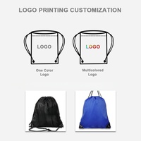 Grand sac de sport en polyester personnalisable, léger, durable et écologique, avec cordon de serrage, pour la randonnée en plein air, la salle de sport et les sports