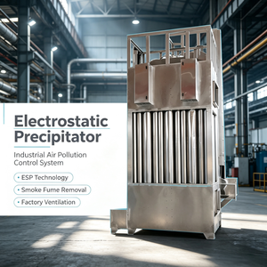 Precipitateur électrostatique industriel ESP, tour de condensation humide pour l'agriculture, l'industrie agroalimentaire, la capture des aérosols et la condensation des vapeurs de <span class=keywords><strong>plume</strong></span> - Product Image 4