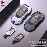 Coque de clé en alliage de zinc protectrice pour Kia K5 Sportage KX5 Stonic K3 Seltos Forte avec porte-clés