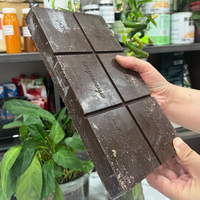 Bloc de chocolat noir, lait et blanc composé en gros, 1 kg, 55 % de cacao, pour la pâtisserie et la décoration, bloc de chocolat personnalisé OEM