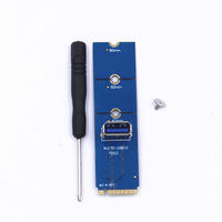 Offre Spéciale NGFF M.2 À USB 3.0 adaptateur Convertisseur M2 À USB3.0 Carte DE TRANSFERT M2 M CLÉ À USB3.0 PCIE Riser Carte GPU