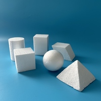 Cubes en polystyrène EPS blancs imperméables, blocs de mousse dure, cubes en polystyrène pour travaux manuels en polyfoam
