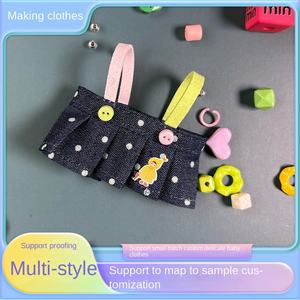 Falda con Tirantes para Niñas de 4ª Generación con Estampado de Lunares, Accesorios Decorativos y Sobre Falda - Product Image 2