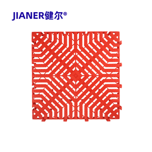 Dalles de sol de <span class=keywords><strong>garage</strong></span> en plastique ventilées et emboîtables, panneaux de grille amovibles en PP, tapis de lavage de voiture – Vente en gros - Product Image 1