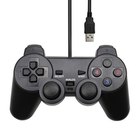 Manette de jeu filaire USB, joystick pour PC, ordinateur portable, manette de jeu à vibration pour PC, contrôleur de jeu