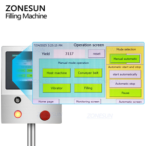 ZONESUN-Bomba peristáltica monobloque <span class=keywords><strong>de</strong></span> 10 cabezales, <span class=keywords><strong>botella</strong></span> <span class=keywords><strong>de</strong></span> vidrio pequeña, tapón <span class=keywords><strong>de</strong></span> llenado <span class=keywords><strong>de</strong></span> líquido, máquina taponadora - Product Image 2