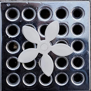 Jutye-Protector de drenaje desechable antiobstrucción para fregadero, desagüe de <span class=keywords><strong>ducha</strong></span> de flores, limpiador de pelo, 2 uds. - Product Image 6