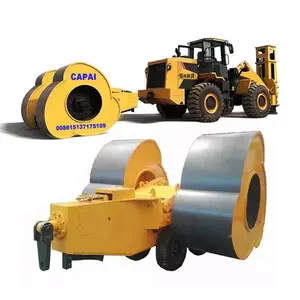 Zhengzhou kepai Loader-driven heavy-duty impact vibratory road roller 6830 HOT SELLING