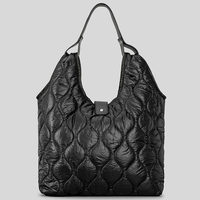 Sacs fourre-tout en nylon matelassé pour femmes en gros, grande capacité, multicolores, design de luxe tendance