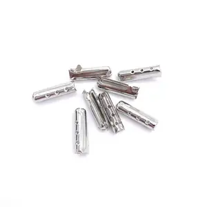 Ujung Tali Sepatu Kustom Logam Aglet Tali Serut Ujung Tali Sepatu - Product Image 1