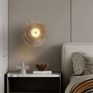 Applique murale intérieure LED moderne avec télécommande en verre pour la <span class=keywords><strong>d</strong></span>écoration intérieure, le salon et la <span class=keywords><strong>chambre</strong></span> à coucher - Product Image 4