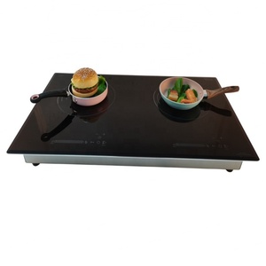 เตาเหนี่ยวนำ2เตาในตัวควบคุมแบบบูรณาการสำหรับ4KW เครื่องใช้ในครัว - Product Image 1