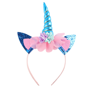Serre-tête <span class=keywords><strong>Licorne</strong></span> Dessin Animé Tendance pour Enfants – Accessoire Cheveux Mignon pour Fêtes et Cérémonies - Product Image 6