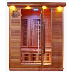 Yüksek kaliteli açık uzak kızılötesi 4 kişilik Sauna