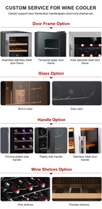 Candor Compossed Wine Cooler Hầm Rượu Tủ Lạnh Và Champagne Tùy Chỉnh 166 Chai LED Hiển Thị Nhiệt Độ Tủ Điện - Product Image 5