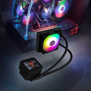 120mm RGB AIO lỏng/nước CPU Cooler 2025 yên tĩnh không bị rò rỉ bằng chứng I9 PC nước hệ thống làm mát cao áp lực tĩnh Fan trường hợp máy tính - Product Image 1