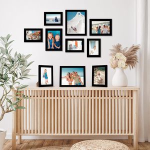 Customization Shatter-Resistant Glass Picture <strong>Frames</strong> Wood <strong>Gallery</strong> Wall <strong>Frame</strong> <strong>Set</strong> - Product Image 3