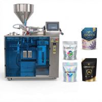 Mini-ensacheuse linéaire pour sachets préformés Doypack de boissons (lait, thé, jus)