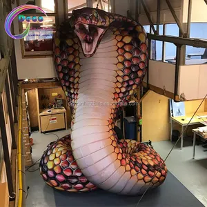 Python House Decoración al aire libre Animal inflable Modelo Serpiente inflable