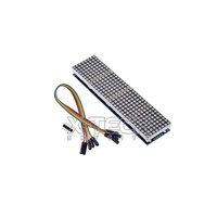 Modul Matriks Titik MAX7219, Modul Tampilan Matriks Titik 8 2*4, Modul Penggerak Kontrol Mikrokomputer Satu Chip
