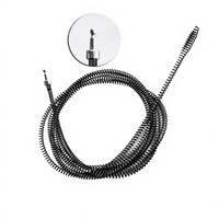 Câble à ressort professionnel pour le nettoyage des tuyaux - Outil de dragage des égouts résistant à la rouille pour la cuisine, la salle de bain et les drains au sol