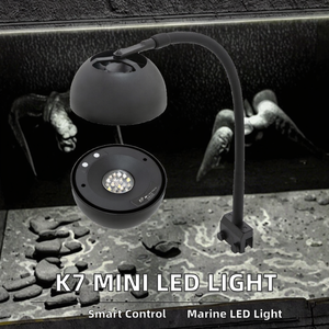 Noopsyche K7 Mini 60W WiFi APP contrôlé en plastique eau salée <span class=keywords><strong>LED</strong></span> <span class=keywords><strong>Aquarium</strong></span> lumière pour Marine Nano corail récif réservoir en boîte - Product Image 4