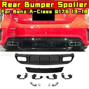 Difusor de Parachoques Trasero para Mercedes Benz Clase A W176 2013-2018, Alerón Trasero, Modificación de la Salida de Escape - Product Image 2