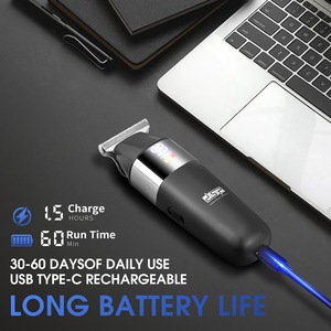 เครื่องตัดผมไฟฟ้า DSP แบบชาร์จได้ กันน้ำ IPX7 ปรับความยาวได้ สำหรับผู้ชายและเด็ก ใช้ในบ้าน - Product Image 5