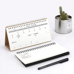 2026 pronto per la spedizione quotidiana blocco note Planner a spirale rilegatura Logo personalizzato stampato pubblicità blocco note personalizzato - Product Image 1