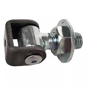 مفصل لحام دوار قابل للتعديل مطلي بالزنك مع مسمار لولبي وصفيحة - Product Image 3