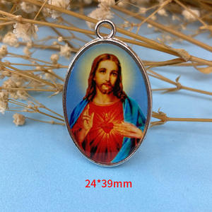 Personalizado de fábrica de plata antigua de aleación religiosa Benedict San <span class=keywords><strong>Benito</strong></span> encanto colgante para collar llavero Accesorios - Product Image 5