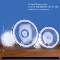 Emballage de complément alimentaire en PET blanc transparent de 15 ml à 500 ml, contenant pour comprimés de calcium, pilules, capsules de vitamines, flacon avec bouchon à vis