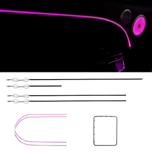Bande lumineuse LED RGBIC en acrylique pour éclairage d'ambiance intérieur de voiture, lampe néon pour Land Rover Range Rover 2013-2017 - Product Image 1