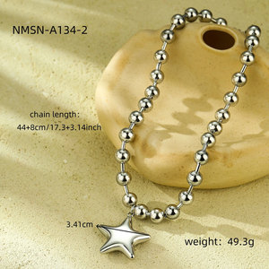 Collar con colgante personalizado de acero inoxidable 316L, chapado en oro PVD de 14K/18K, joyería fina de moda, collares con forma de corazón para mujer. - Product Image 6