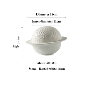 Cổ điển trắng đá hạt gốm súp Tấm Nhà hàng Sáng Tạo món ăn với quan niệm nghệ thuật cho bộ đồ ăn - Product Image 5