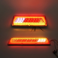 Ensemble de feux arrière LED 24V pour camion et remorque, lampe combinée arrière, remplacement universel