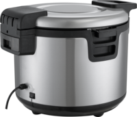 Cuisinière à riz électrique commerciale 21L grande capacité 2200W cuisson rapide maintien au chaud automatique pour restaurant, hôtel, traiteur, cuisine
