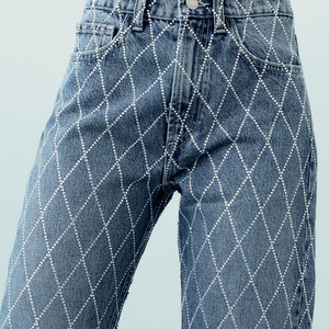 2025 Jeans ketat perempuan seksi kualitas tinggi Jeans desain Jeans pinggang tinggi katun celana Jeans lurus Tinggi - Product Image 6