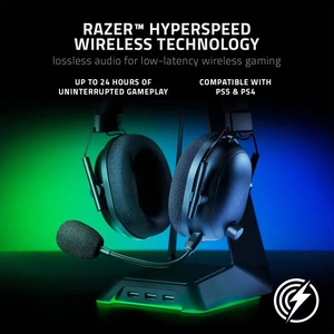 Razer BlackShark V2 Pro <b>Wireless</b> Gaming Headset THX Spatial Audio 50mm Titanium Driver HyperClear <b>Mic</b> 70H Battery - Product Image 3