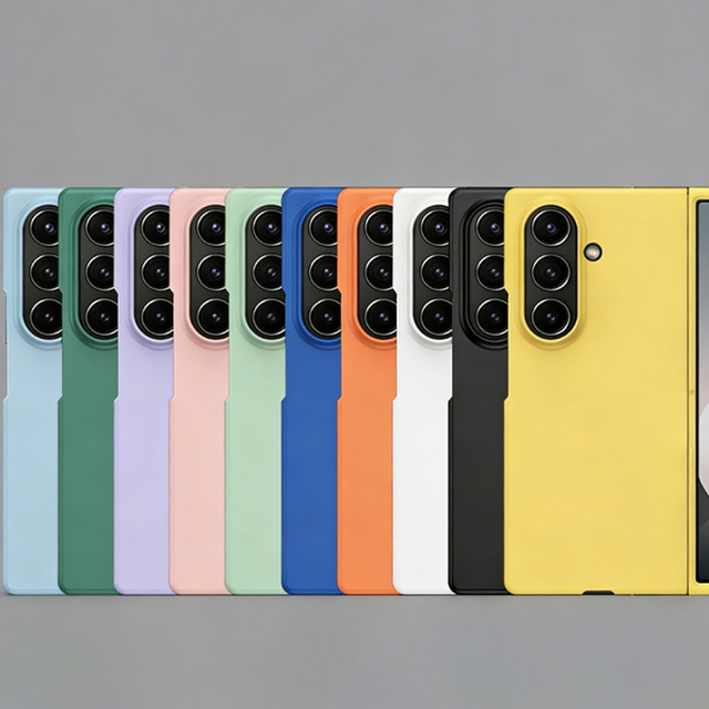 2026 Newest Luxury PC Phone Case for Z Fold7/6 5 Series Foldable Screen Phones Minimalist Skin-Feel Solid Color Matte