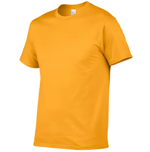 Camiseta blanca de gran tamaño en blanco de algodón peinado 100% para imprimir logotipo personalizado - Product Image 5