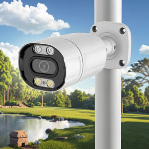 Kamera jaringan cctv lampu ganda populer warna penuh dan casing logam kamera keamanan jaringan peluru 4mp - Product Image 5