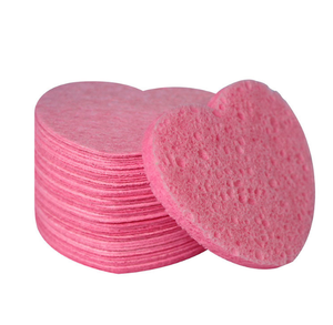 Precio al por mayor 100% esponjas de spa cosméticas de corazón natural para limpieza facial - Product Image 1