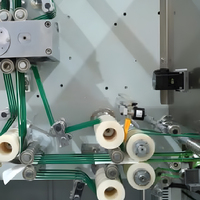 Machine d'emballage entièrement automatique pour serviettes magiques compressées jetables, pour l'emballage en sachet individuel