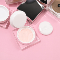 Poudre libre végétalienne mate pour le visage, contrôle du sébum, avec logo personnalisé, base translucide fixante pour le maquillage – Nouveauté en gros