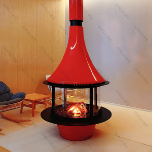 CRUISE Cheminée suspendue pour poêle à alcool en verre résistant aux hautes températures Rotation libre à 360 ° Cheminée au bioéthanol suspendue de 1250mm - Product Image 1