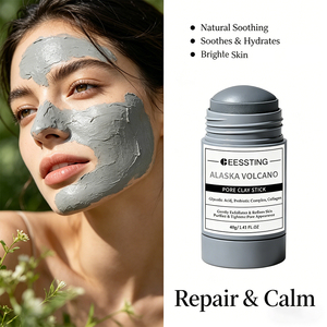Mascarilla Facial de Arcilla para el Control de Grasa y Reducción de Poros, Cuidado de la Piel Orgánico y Natural con Logotipo Personalizado, Limpieza Profunda Facial, Barra de Arcilla Vocanlo para Poros - Product Image 5
